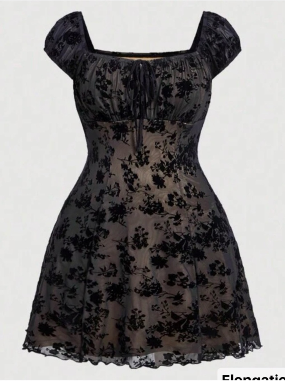 Black Floral Dress